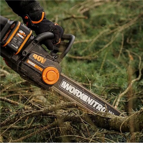 Cadena WORX WA4123 | 40 cm | 3/8" | 56 Eslabones | Para Motosierra WG385E