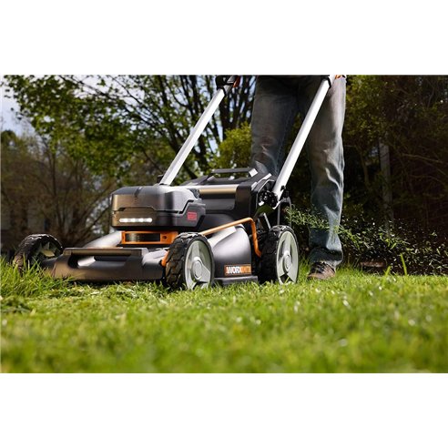 Cortacésped Autopropulsado Worx WG760E.1 | Nitro 40V 2x20V | 51 cm | 2x 8,0Ah