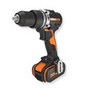 Taladro Percutor a Batería Worx WX352.1 | 20V Brushless | 60 Nm | 2x 4,0Ah + Cargador
