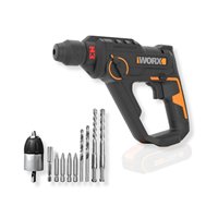 Martillo Perforador a Batería Worx WX391.9 | 20V PowerShare | 1,2 J | SDS-Plus | Sin Batería ni Cargador