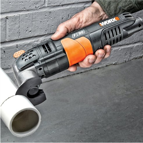Multiherramienta Oscilante Worx WX680 | Sonicrafter 350W | Hyperlock | Velocidad Variable | Con Accesorios