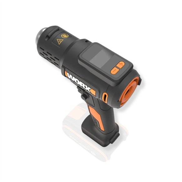 Pistola de Calor a Batería Worx WX015.9 | 20V PowerShare | 20-600 °C | Sin Batería ni Cargador