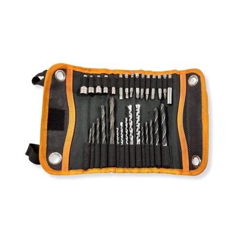 Kit de Brocas y Puntas Worx WA1106 | 30 Piezas | Metal, Ladrillo y Madera
