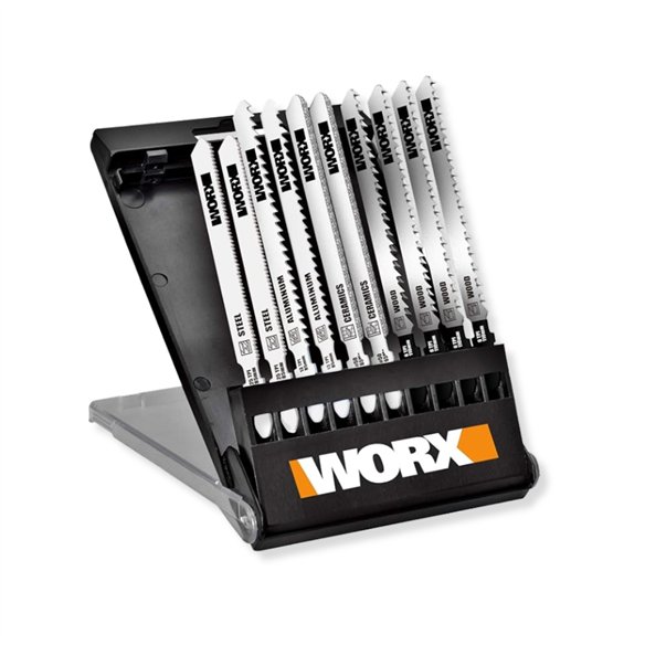 WORX WA8106 Kit de 10 hojas de sierra de calar