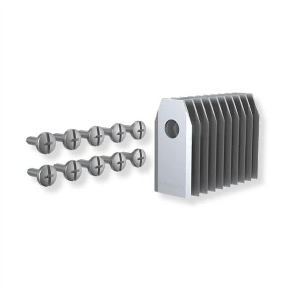 WORX WA0720 Set 10 Cuchillas de Acero Inoxidable para Landroid Vision Cloud RTK