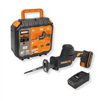 WORX WX501 Sierra Sable NITRO Brushless 20V 26 mm con Batería 2,0 Ah y Maletín