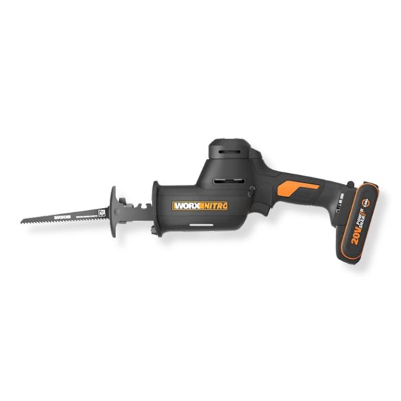 WORX WX501 Sierra Sable NITRO Brushless 20V 26 mm con Batería 2,0 Ah y Maletín