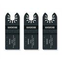 WORX WA5016.3 Pack de 3 Hojas de Sierra de Precisión HCS 35 mm para Madera y PVC