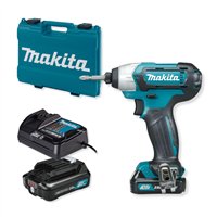 Atornillador de impacto Makita TD110DSAE - 12V, 110 Nm, luz LED, tamaño compacto