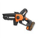 WORX WG326E Motosierra a batería 20V, espada 12 cm