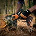 WORX WG326E Motosierra a batería 20V, espada 12 cm