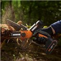 WORX WG326E Motosierra a batería 20V, espada 12 cm