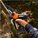 WORX WG326E Motosierra a batería 20V, espada 12 cm