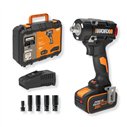 WORX WX273 Llave de impacto a batería 20V, 600 Nm, Brushless, con batería 4,0 Ah