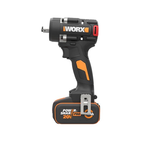 WORX WX273 Llave de impacto a batería 20V, 600 Nm, Brushless, con batería 4,0 Ah