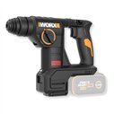 WORX WX387.9 Martillo rotativo a batería 20V SDS-Plus, 2,0 J, Brushless, sin batería ni cargador
