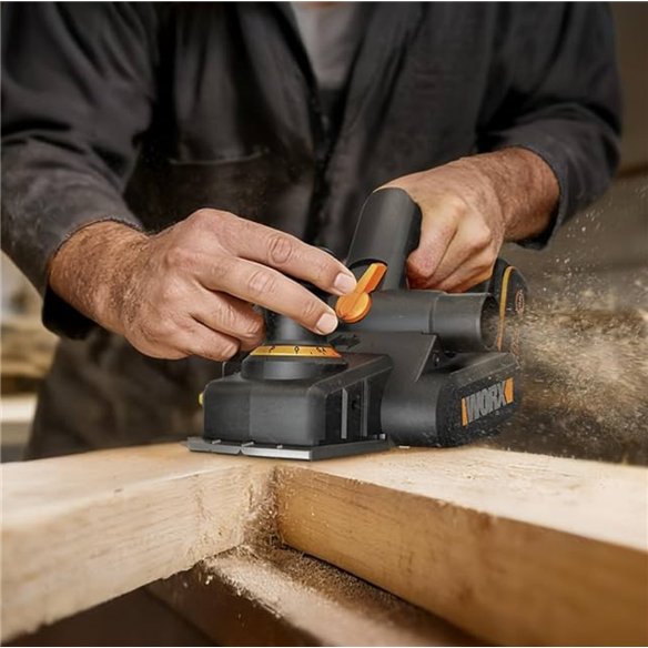 WORX WX620.9 Cepillo a batería 20V, 82 mm, Brushless, sin batería ni cargador