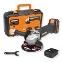 WORX WX807 Amoladora angular a batería 20V, 125 mm, 6 velocidades, con batería 4,0 Ah