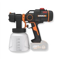 WORX WX020.9 Pulverizador de pintura a batería 20V, 20 kPa, sin batería ni cargador