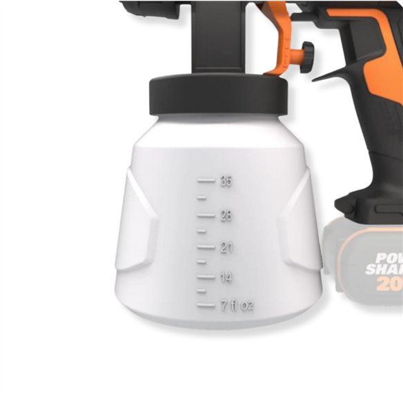 WORX WX020.9 Pulverizador de pintura a batería 20V, 20 kPa, sin batería ni cargador