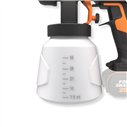 WORX WX020.9 Pulverizador de pintura a batería 20V, 20 kPa, sin batería ni cargador