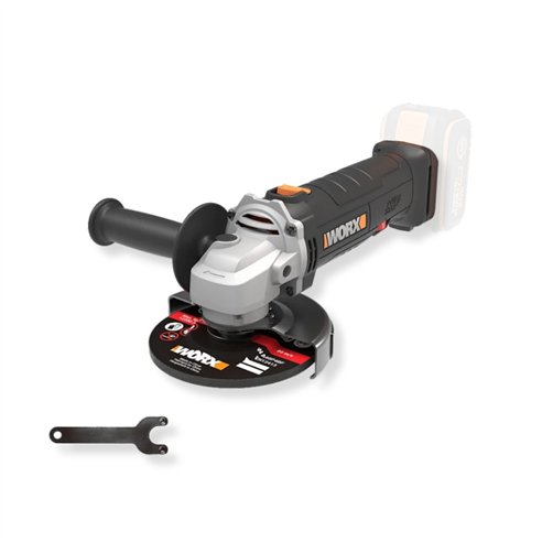 WORX WX807.9 Amoladora angular a batería 20V 125 mm velocidad variable sin batería ni cargador