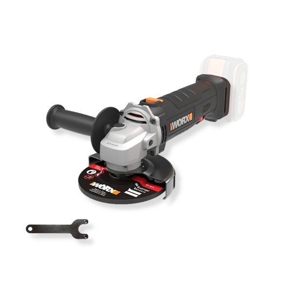 WORX WX807.9 Amoladora angular a batería 20V 125 mm velocidad variable sin batería ni cargador