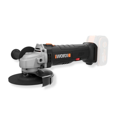WORX WX807.9 Amoladora angular a batería 20V 125 mm velocidad variable sin batería ni cargador