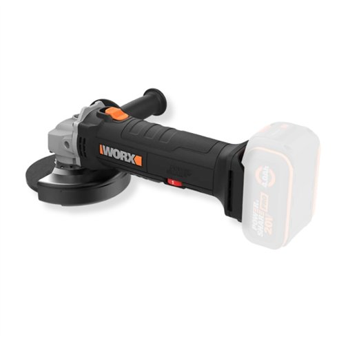 WORX WX807.9 Amoladora angular a batería 20V 125 mm velocidad variable sin batería ni cargador