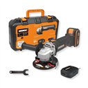 WORX WX808 Amoladora angular a batería 20V 115 mm con batería 4,0 Ah y cargador