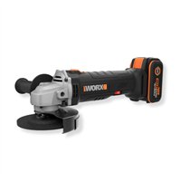 WORX WX808 Amoladora angular a batería 20V 115 mm con batería 4,0 Ah y cargador 2