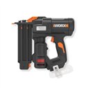 WORX WX838 Clavadora a batería Brushless 20V 18GA 15-54 mm con batería 2,0 Ah y cargador