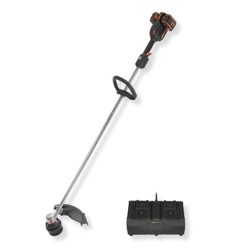 WORX WG185E Desbrozadora a batería Brushless 40V (2x20V) 38 cm con 2 baterías 4,0 Ah y cargador