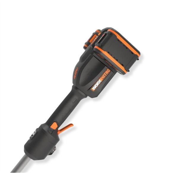 WORX WG185E Desbrozadora a batería Brushless 40V (2x20V) 38 cm con 2 baterías 4,0 Ah y cargador