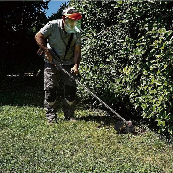 WORX WG185E Desbrozadora a batería Brushless 40V (2x20V) 38 cm con 2 baterías 4,0 Ah y cargador