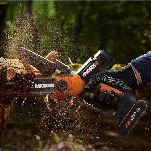 Sierra de poda a batería 20V 12 cm WORX | WG326E.9 | Sin batería ni cargador