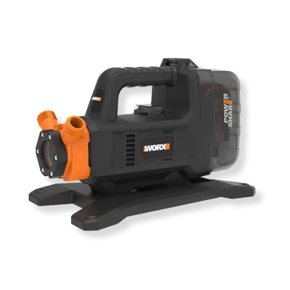 Bomba de agua a batería 20V 1.300 l/h WORX | WG830E | Con batería 4,0 Ah y cargador