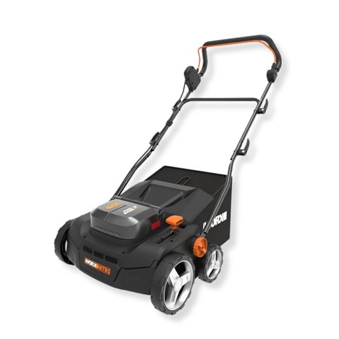 Escarificador y aireador a batería Brushless 40V 36 cm WORX | WG855E | 2 baterías 4,0 Ah y cargador