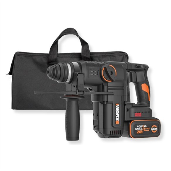 Martillo perforador a batería 20V 28 mm 3,0 J Brushless WORX | WX389 | Batería 4 Ah y cargador

FR