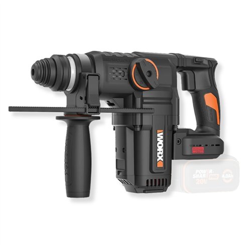 Martillo perforador a batería 20V 28 mm 3,0 J Brushless WORX | WX389.9 | Sin batería ni cargador