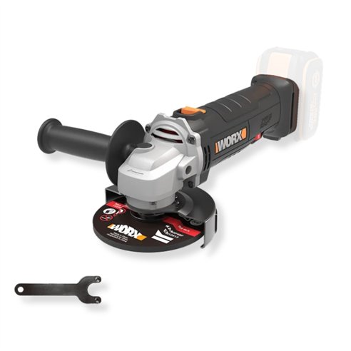 Amoladora angular a batería 20V 115 mm WORX | WX808.9 | Sin batería ni cargador