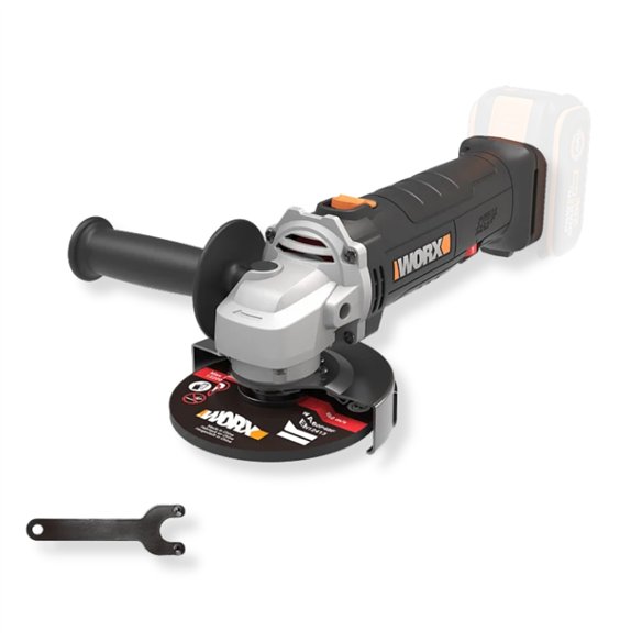 Amoladora angular a batería 20V 115 mm WORX | WX808.9 | Sin batería ni cargador