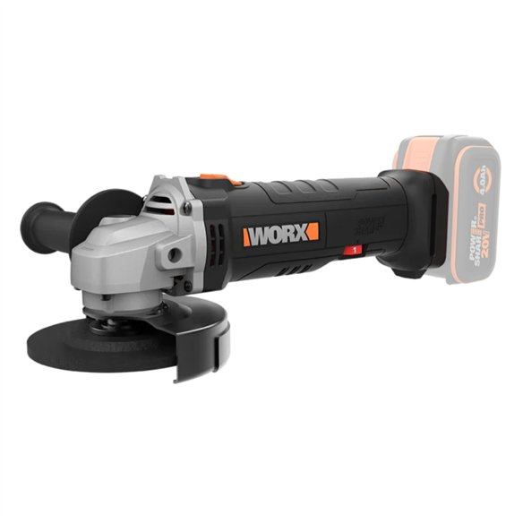 Amoladora angular a batería 20V 115 mm WORX | WX808.9 | Sin batería ni cargador