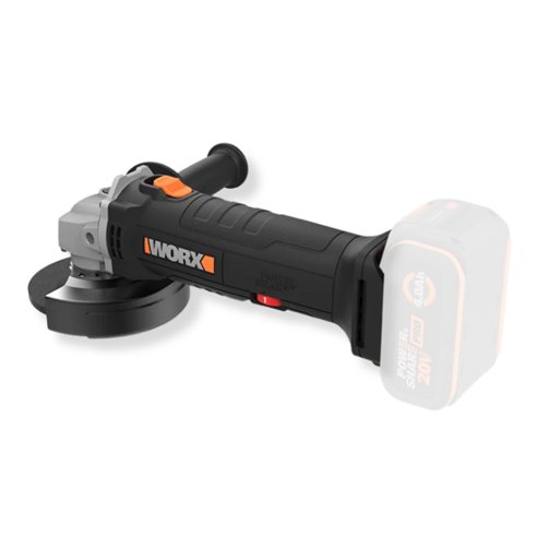 Amoladora angular a batería 20V 115 mm WORX | WX808.9 | Sin batería ni cargador