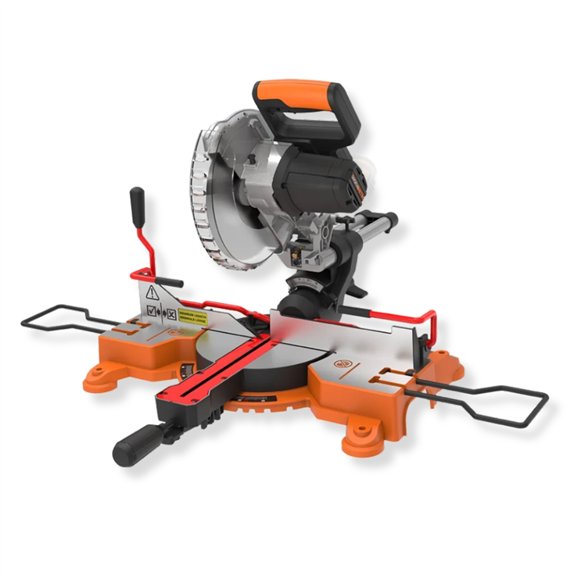 Ingletadora telescópica a batería 20V 220 mm con guía láser WORX | WX845.9 | Sin batería ni cargador