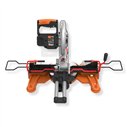 Ingletadora telescópica a batería 20V 220 mm con guía láser WORX | WX845.9 | Sin batería ni cargador