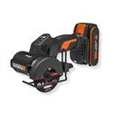 Mini amoladora de corte Brushless 20V 76 mm WORX | WX805 | Batería 2 Ah y cargador