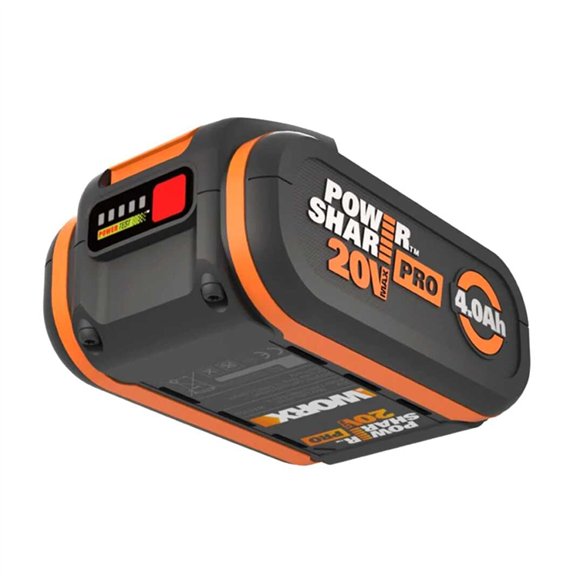 WORX WA3614 Kit Batería 20V 4Ah PowerShare Pro y Cargador Rápido 2A