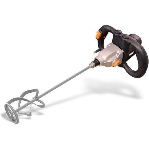 WORX WX598 Mezclador Eléctrico 1600W M14, Varilla 160 mm, 2 Velocidades