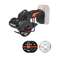 WORX WX805.9 Mini Amoladora de Corte a Batería 20V Brushless 76 mm sin Batería